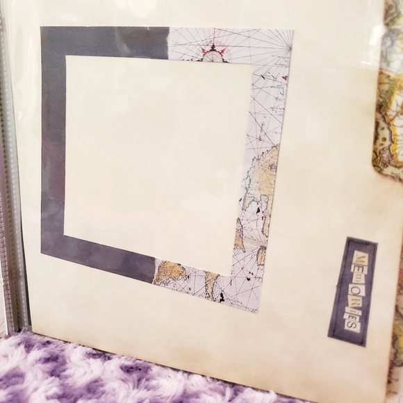 Creative Impulse Colorbok Travel themed scrapbook journal 8×8 add photos easily - Picture 3 of 6